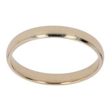 9ct Yellow Gold Plain 2.8mm Wedding Band