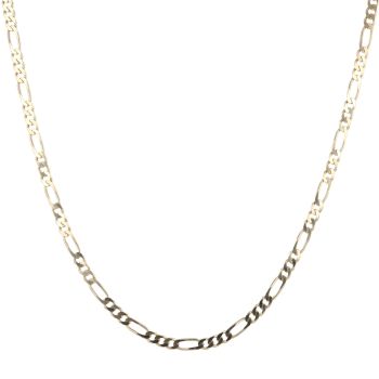 9ct Yellow Gold Figaro Chain 24"