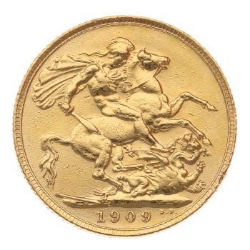 1909 Edward VII Full Sovereign Coin