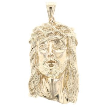 9ct Yellow Gold Jesus Pendant