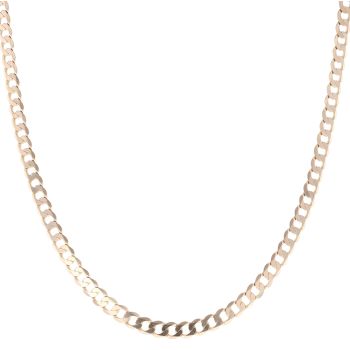 9ct Yellow Gold Curb Chain 18"