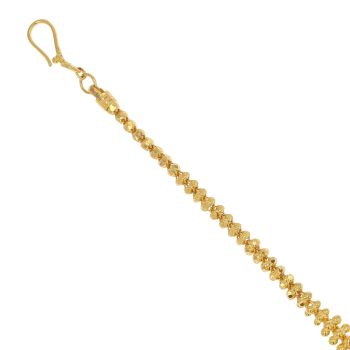 22ct Yellow Gold Graduation Fancy Bracelet 8"