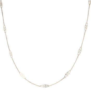 9ct Yellow Gold Fancy Celtic Chain 16"