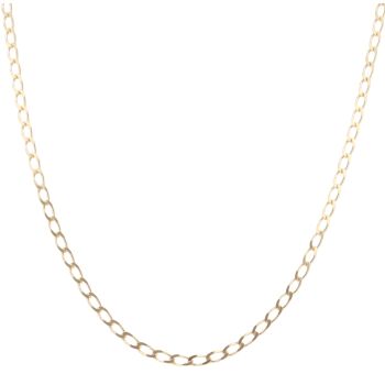 9ct Yellow Gold Curb Chain 24"