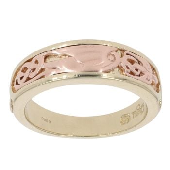9ct Yellow And Rose Gold Dragon Clogau Ring