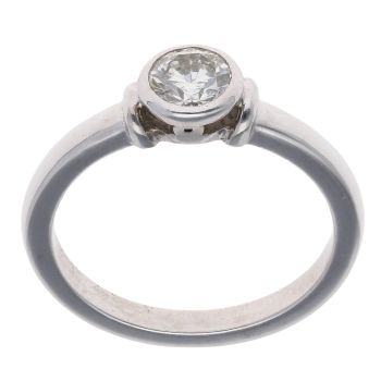 Platinum 0.40ct Diamond Solitaire Ring