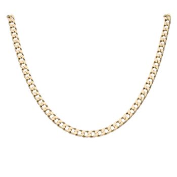 9ct Yellow Gold Curb Chain 26"