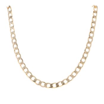 9ct Yellow Gold Curb Chain 20"