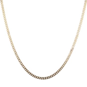 9ct Yellow Gold Curb Chain 16"