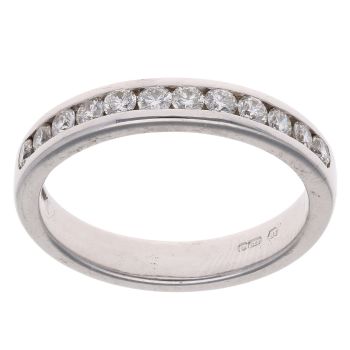9ct White Gold 0.35ct Brilliant Cut Diamond Eternity Ring