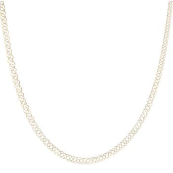 9ct Yellow Gold Double Curb Chain 18"