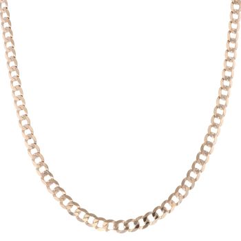 9ct Yellow Gold Curb Chain 20"