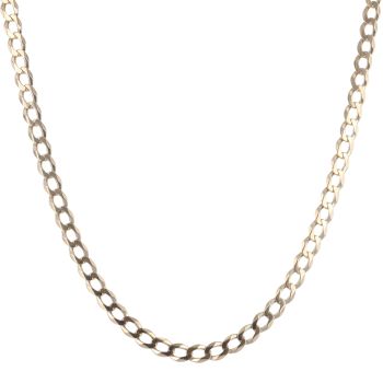 9ct Yellow Gold Curb Chain 20"