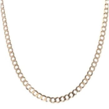 9ct Yellow Gold Curb Chain 20"