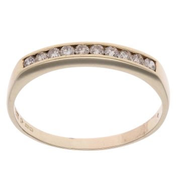 9ct Yellow Gold 0.20ct Diamond Eternity Ring