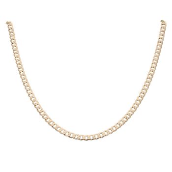 9ct Yellow Gold Curb Chain 20"