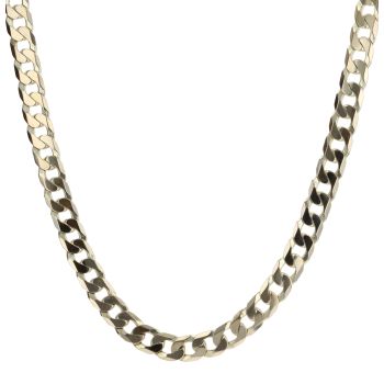 9ct Yellow Gold Curb Chain 18"