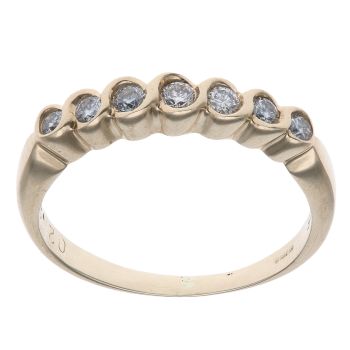 9ct Yellow Gold 0.24ct Brilliant Cut Diamond Eternity Ring