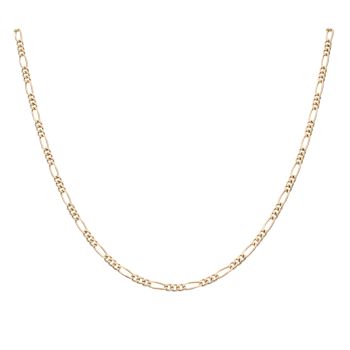 9ct Yellow Gold Figaro Chain 24"