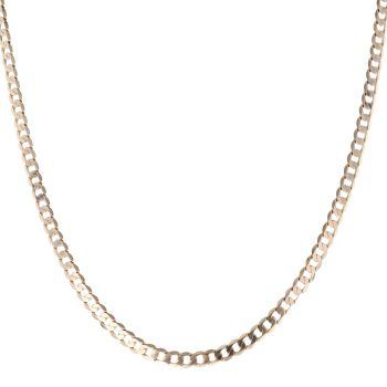 9ct Yellow Gold Curb Chain 18"