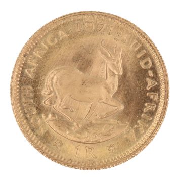 1971 1 Rand South Africa Coin Boxed with Case