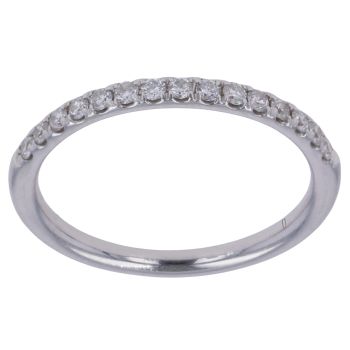 18ct White Gold 0.15ct Brilliant Cut Diamond Eternity Ring