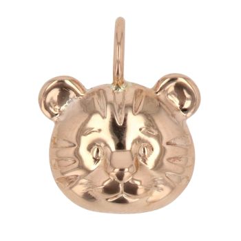 22ct Rose Gold Tiger Pendant