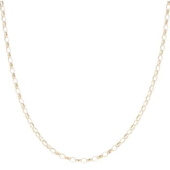 9ct Yellow Gold Belcher Chain 18"