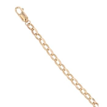 9ct Yellow Gold Belcher Bracelet 7"