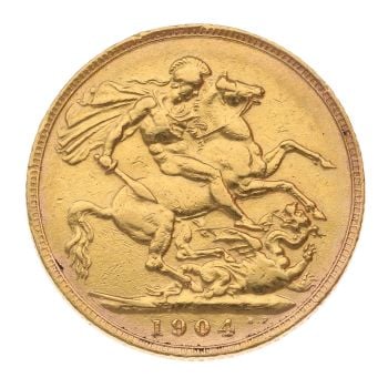 1904 Edward VII Full Sovereign Coin