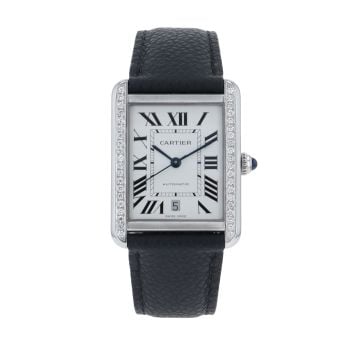 Cartier Custom Tank Solo XL Pre Owned Watch Ref 3515