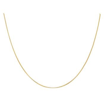 22ct Yellow Gold Box Chain 16"