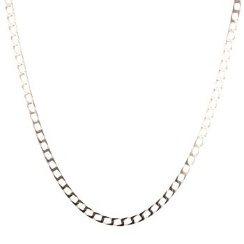 9ct Yellow Gold Square Curb Chain 26"