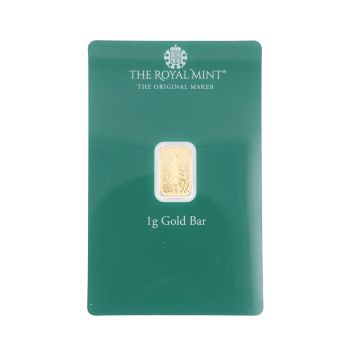 1g Britannia The Royal Mint Ingot Sealed