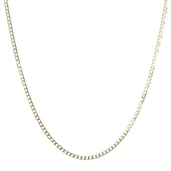18ct Yellow Gold Curb Chain 20"