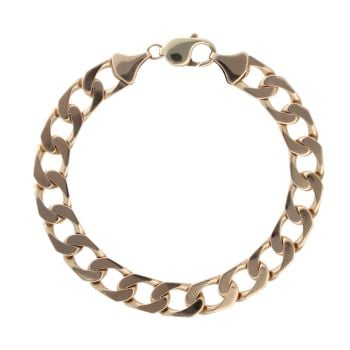 9ct Yellow Gold Curb Bracelet 8.5"