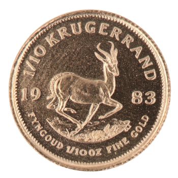 1983 1/10oz South Africa Krugerrand Coin