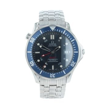 Omega Seamaster GMT Pre Owned Watch Ref 25358000