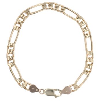 9ct Yellow Gold Figaro Chain 7"