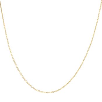 22ct Yellow Gold Flat Milan Chain 16"