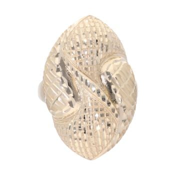 14ct Yellow Gold Patterned Fancy Ring