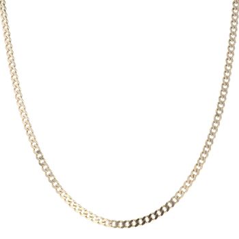 9ct Yellow Gold Curb Chain 20"
