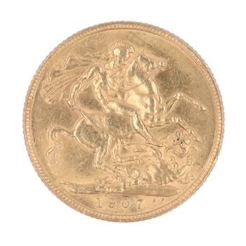 1907 Edward VII Full Sovereign Coin