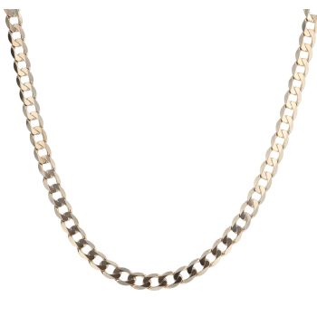 9ct Yellow Gold Curb Chain 20"