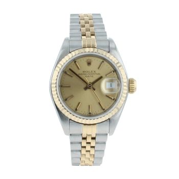 Rolex Custom Datejust Pre Owned Watch Ref 69173