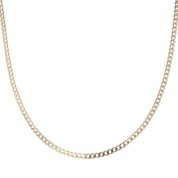 9ct Yellow Gold Curb Chain 20"