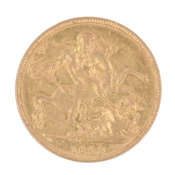 1899 Victoria Full Sovereign Coin