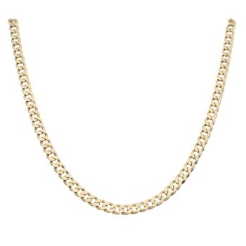 9ct Yellow Gold Curb Chain 24"
