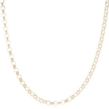 9ct Yellow Gold Belcher Chain 18"