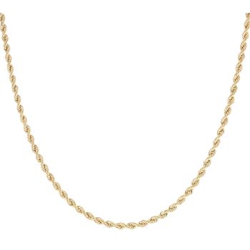 9ct Yellow Gold Rope Chain 24"